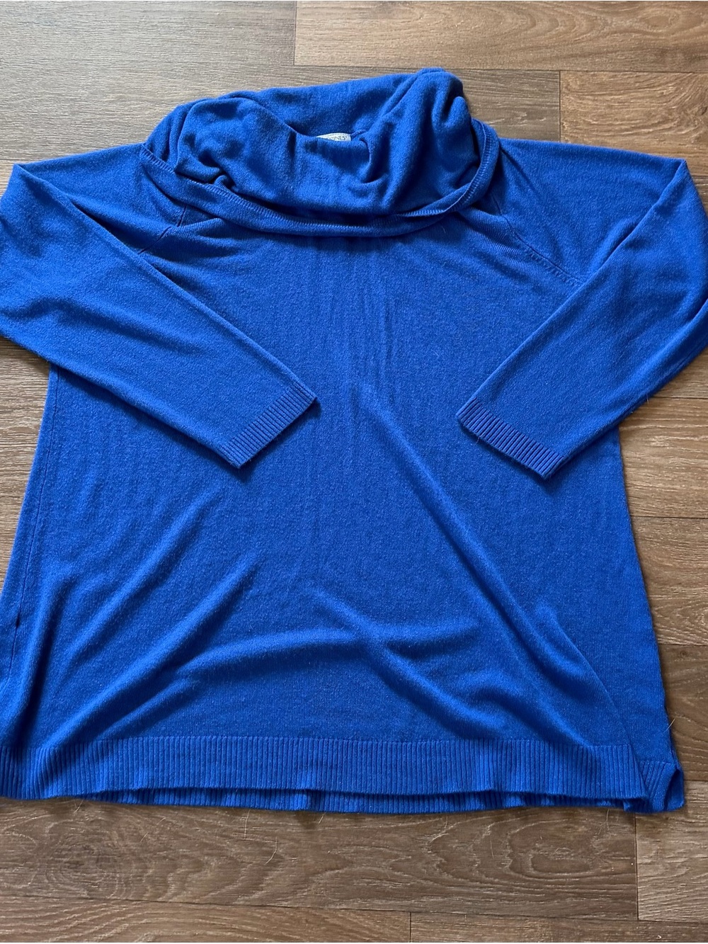 Catherines Blue Cowl Neck Tunic 1X